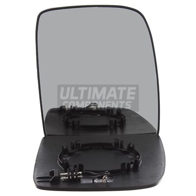 Upper Wing Mirror Glass Fits Toyota Proace 2013-2016 Convex Heated Drivers Side