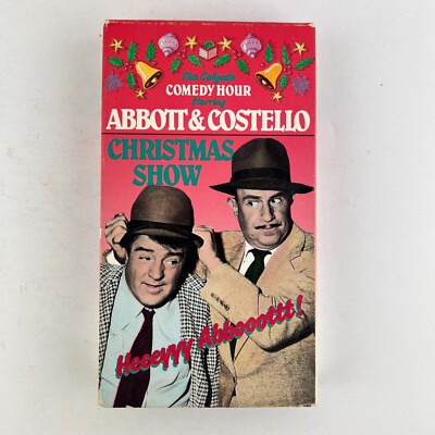 The Colgate Comedy Hour Starring Abbott & Costello Christmas Show VHS Video Tape