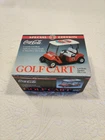 Vtg Coca Cola Golf Cart 1:16 Scale Die Cast Bank with Key Special Edition NIB