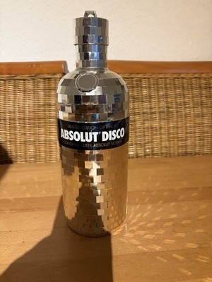 Absolut Vodka Disco Limited Edition 1 L 40% Volle Flasche NEU RAR SAMMLERSTKÜCK