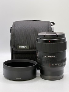 SONY E-MOUNT SEL35F14GM FE 35mm f/1.4 GM LENS - 35 mm 1:1.4GM - VERY GOOD