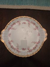 Royal Albert Dimity Rose Cake Cookie Serving Plate Bone China England