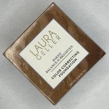 Laura Geller SAND Baked Balance-N-Brighten Color Correcting Foundation 9g - New