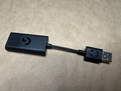 Logitech G432 3.5mm Female to Type-A Male USB Audio Adapter 881-000315 A00092
