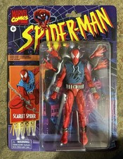 Hasbro Marvel Legends Spiderman Retro Card Scarlet Spider 6    MIP