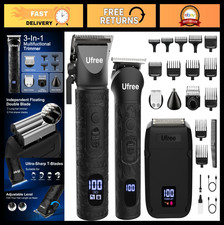Cordless Beard Trimmer Hair Clippers Set for Men, Electric Shaver Grooming K