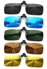 Polarized Clip On Sunglasses for Men Women Sports Fishing Driving Hiking Fit ...