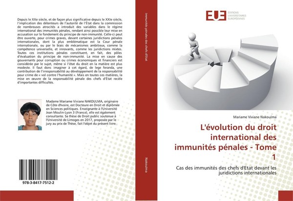 L'éVolution Du Droit International Des ImmunitéS PéNales - Tome 1 Mariame Vivian-image