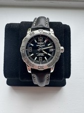 Breitling Colt A77387 Serviced In Excellent Condition Black Face