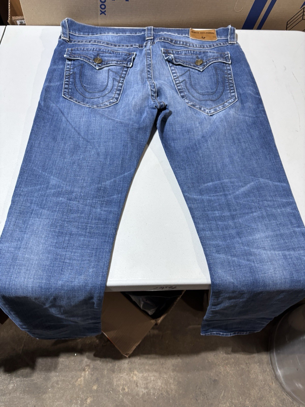 TRUE RELIGION Rocco Relaxed Skinny Jeans SZ 36 thumbnail 3
