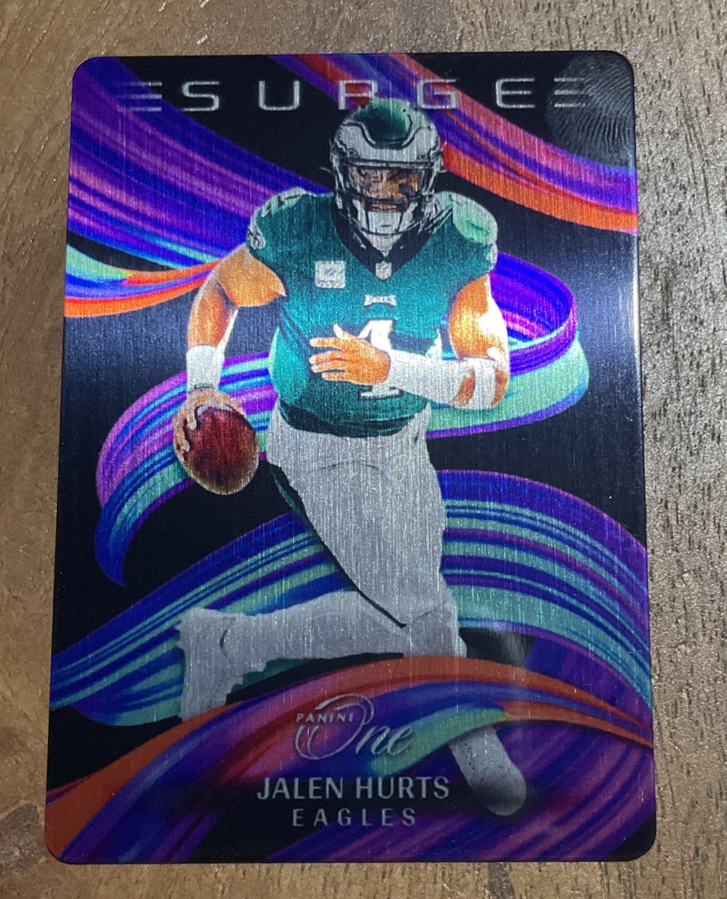 2023 Panini One Football Jalen Hurts Surge Case Hit SSP Philadelphia Eagles