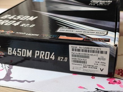 ASRock B450M Pro4 R2.0 Micro ATX Mainboard (90-MXBEG0-A0UAYZ) BIOS Vers. 10.60