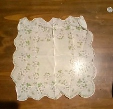 Vintage Women's Handkerchief Flower Design