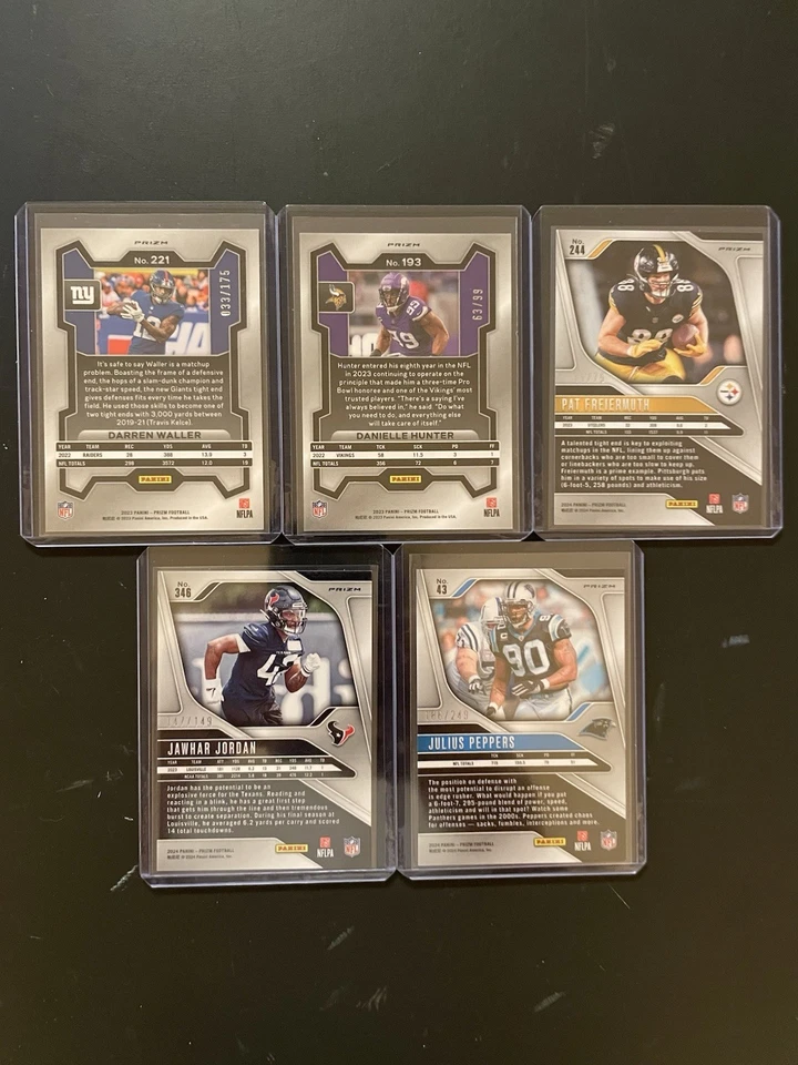 2023 And 2024 Panini Prizm Football Cards All Numbered Lot Of 5 🔥🔥🔥 - Image 2 of 2