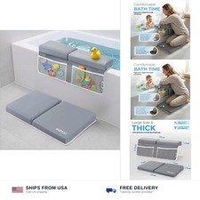 Bath Kneeler and Elbow Rest Pad Set - 1.5" Thick Comfortable and Painless Foa...