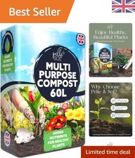 60L Multi-Purpose Compost: Nourishing Indoor & Outdoor Plants for Vibrant Growth 0.42 per litre