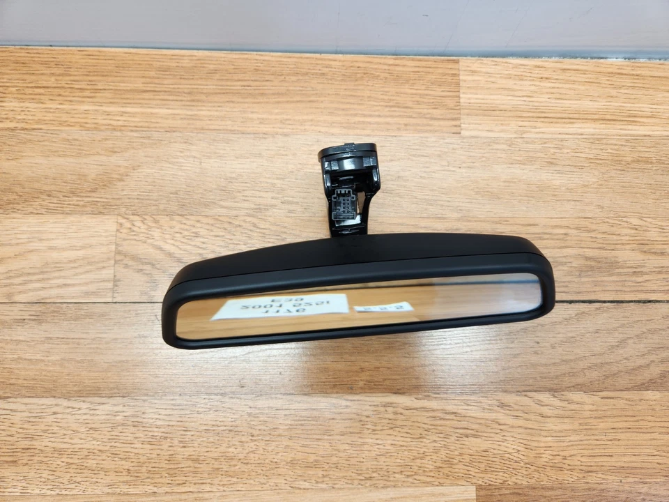 ✅ 1988-2005 OEM BMW E34 E36 E39 525 540 M5 Interior Rear View Mirror Black - Image 3 of 4