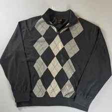 Tasso-elba Men's Grey and Black Jumper