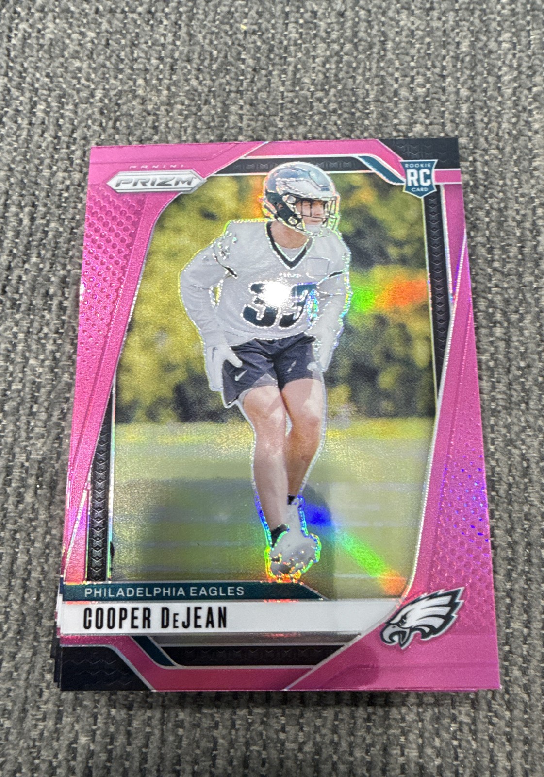 2024 Panini Prizm - Rookies Cooper DeJean #321 Pink Prizm (RC)