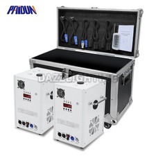 PAIDUN 2PCS Large Cold Spark Machine 850W DMX Firework Stage Effect Flight Case