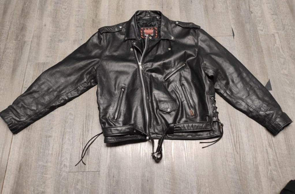 Interstate Leather Jacket, Size 56, Motorcycle Ja… - image 4