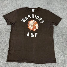 Abercrombie & Fitch Shirt Mens 2XL Indian Chief Warriors A&F Tee Muscle Fit