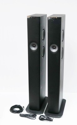 KEF LS60 Wireless Floorstanding Speakers (Pair) - Black