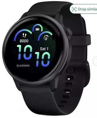 Garmin Vivoactive 6 Smartwatch 42mm GPS, Black New - Image 1 of 4