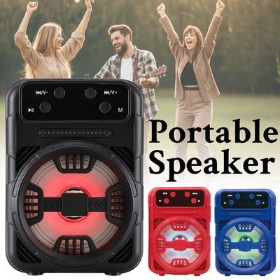 3'' Mini Portable Bluetooth Speaker Sub Woofer Heavy Bass Loud Sound Party System