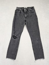 Abercrombie  Fitch Jeans Womens 28 6R Skinny High Rise Distressed Raw Hem