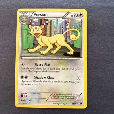 Persian 81/99 Pokemon Next Destinies Regular Finish LP