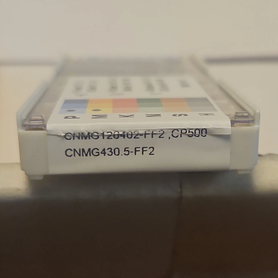 Seco Turning Insert: CNMG430.5-FF2 CP500 CNMG1204402-FF2 , Carbide LOT774 - Image 4 of 4