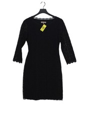 Jigsaw Bodycon Midi Dress M in Black