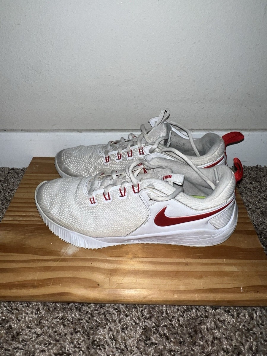 nike volleyball shoes white and red