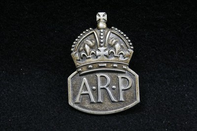 WW2 ARP Wardens Ansteckabzeichen Marples & Beasley Birmingham A.R.P.