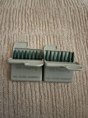 TWO ReSound Microphone Filter Replace For Vivia, Nexia, Savi, Jabra Hearing Aids
