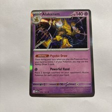 Pokémon TCG Alakazam Holo Rare 56/ 132 Mega Evolution