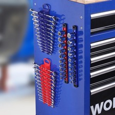Workpro 8pc Magnetic Socket Wrench Organizer Set 14 38 12 Drive Socket Rail