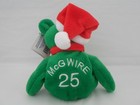 New Salvino's Bamm Beanos Mark McGwire #25 Beanie Baby Christmas Bear w/Tag 1998 — photo 4