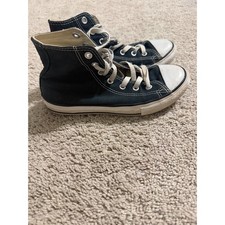 Converse Chuck Taylor All Star Hi Youth 2.5 Black Canvas Sneakers 3J231 High Top