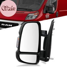 Driver Left Side Mirror for Dodge Ram Promaster 1500 2500 3500 2014-2021, Heated