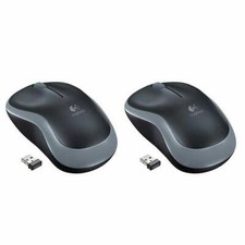 Logitech Wireless Mouse M185 Gray Bulk Packaging Set Of 2 910-002225