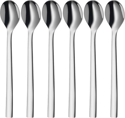 Latte Macchiato Spoon Set of 6, 1-Pack, Stainless Steel