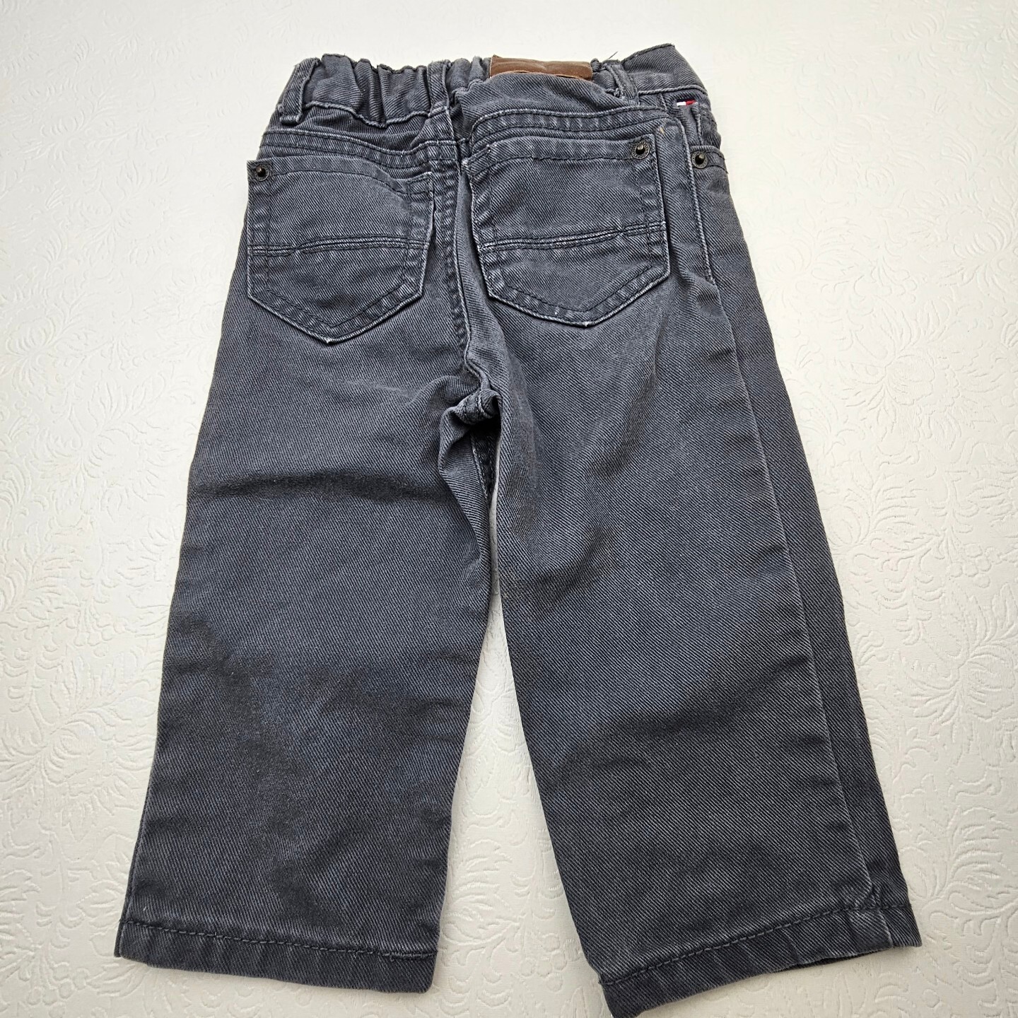 Tommy Hilfiger Little Boys Jeans Size 12 Months Gray Adjustable Waist