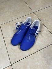 Indoors Soccer Shoes. Nike Phantom, Blue, White, And Black