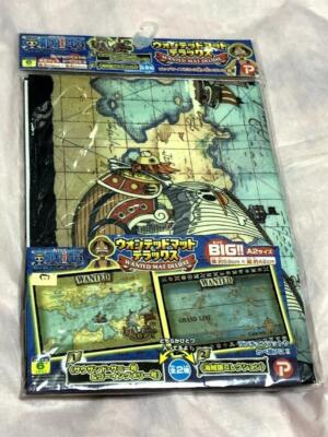 PLEX One Piece Wanted Mat Deluxe Thousand Sunny & Going Merry Official Japan TN