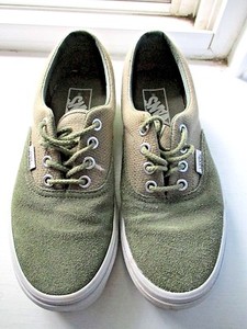 vans daim vert