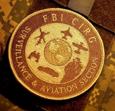 FBI CRITICAL INCIDENT RESPONSE GROUP CIRG Surveillance-Aviation Section PATCH