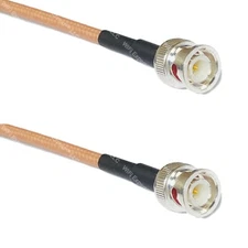 RG400 BNC MALE to BNC MALE Coaxial RF Cable USA-Ship Lot