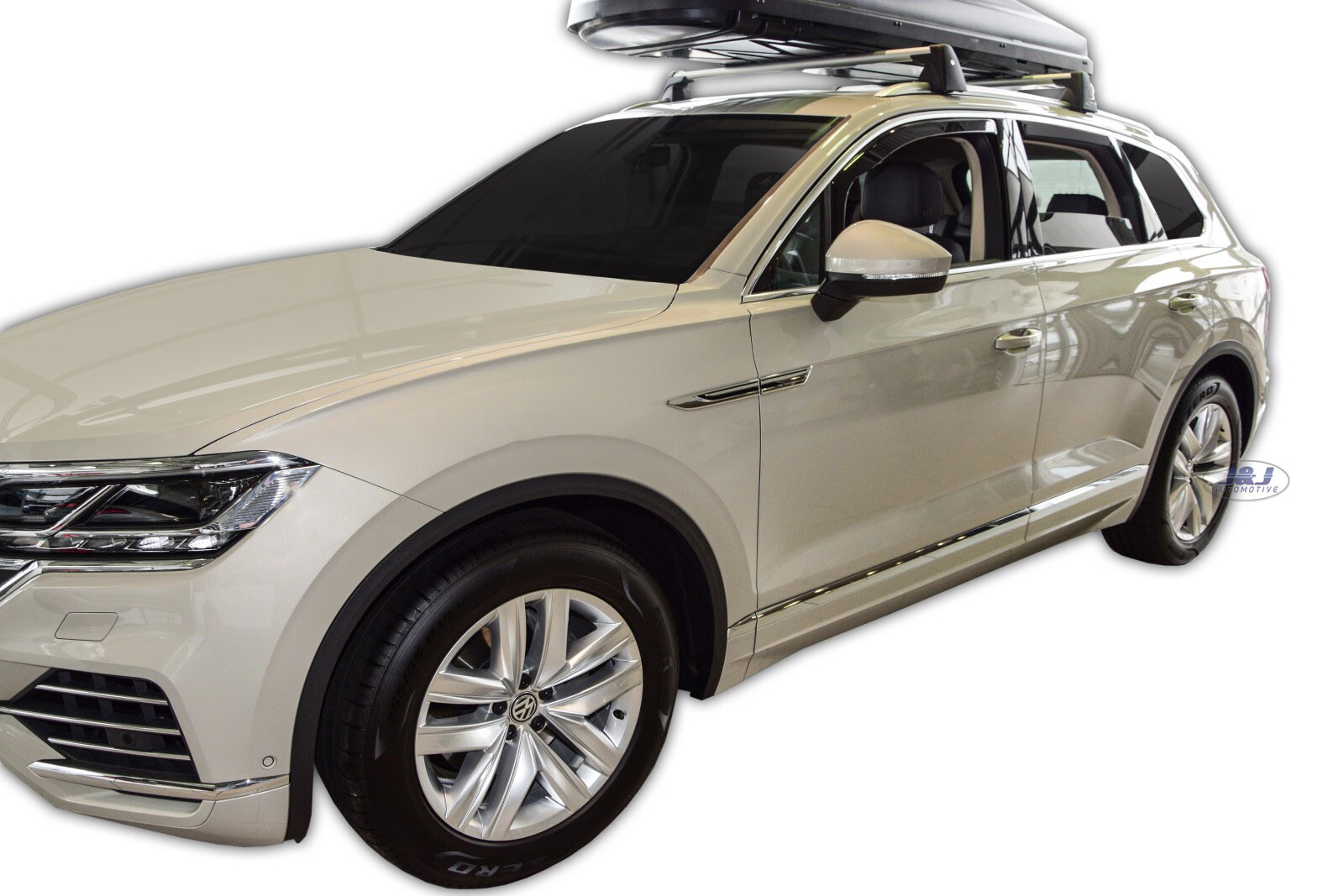 Déflecteurs de vent HEKO premium en acrylique teinté pour VW Touareg 3